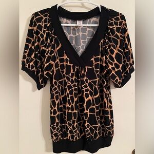 Brand is: Candy Rain Plus, Color: Tan and Black, Condition: good, lightly worn.